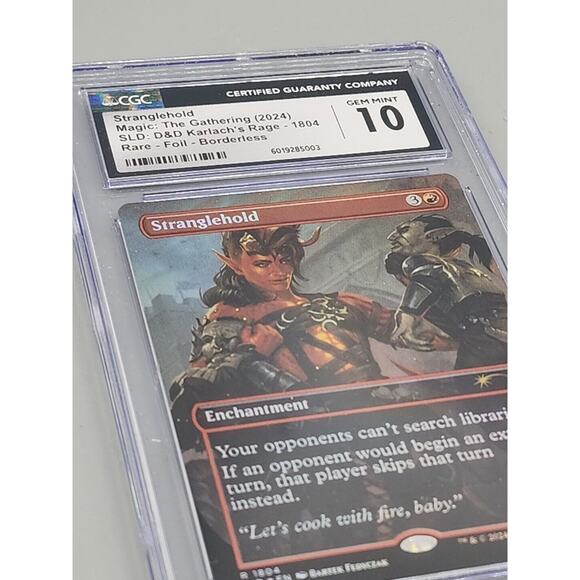 MTG Stranglehold D&D Secret Lair Foil Borderless Art CGC 10 Gem Mint Card #1804 - Picture 8 of 8